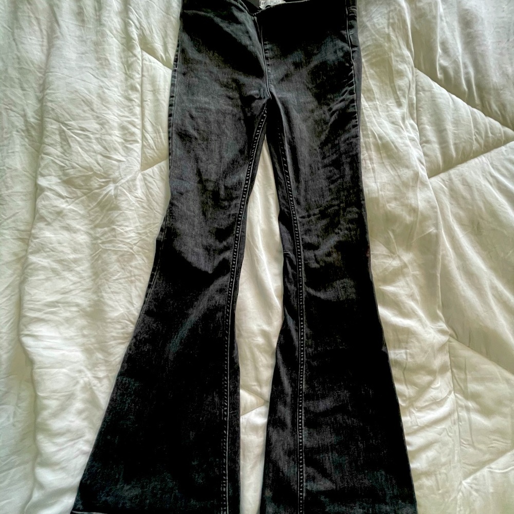 Free People Penny Pull on flare jeans